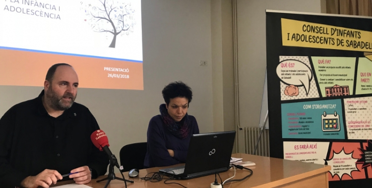 El regidor de Cicles de Vida, Miquel Soler, ha presentat la diagnosi que donarà pas a l'elaboració del Pla d'Infància i Adolescència. 