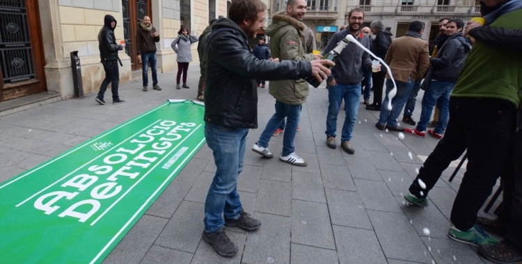 Roda de premsa dels 11 encausats pel cas Bemba | Roger Benet