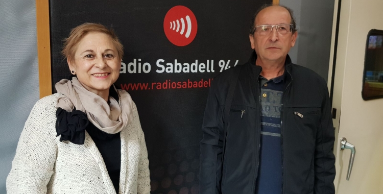 Antonio Ontiveros i Maite Díaz, de l'AV de l'Eixample/ Raquel Garcia