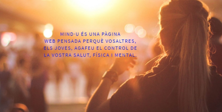 Captura del portal web Mind-U