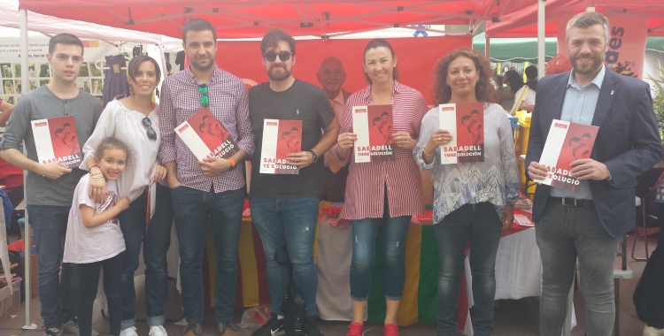 Parada del PSC a la Diada de Sant Jordi | Pau Duran