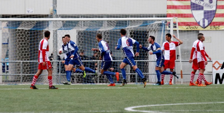 El gol de l'Ebro diumenge també va ser a la sortida d'un córner | Sandra Dihör