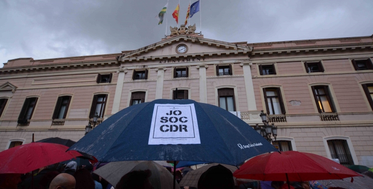 La plaça Sant Roc durant la concentració | Roger Benet