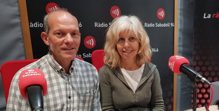 Garcia i Coret, als estudis de Ràdio Sabadell/ Raquel Garcia