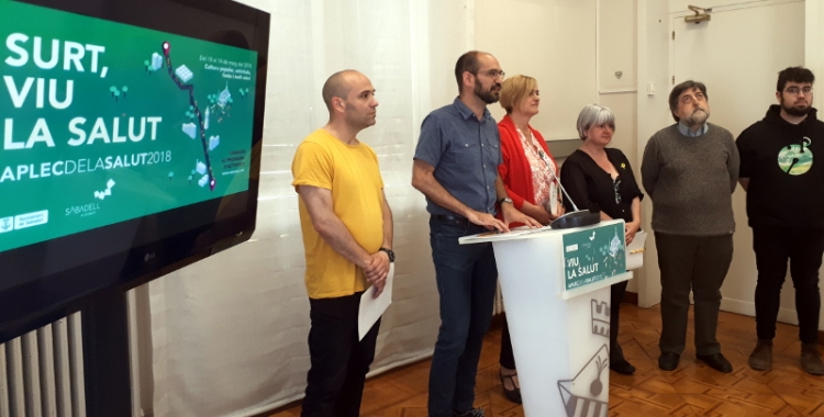 Els tinents d'alcalde i la regidora de cultura han presentat avui els actes de la Salut/ Karen Madrid