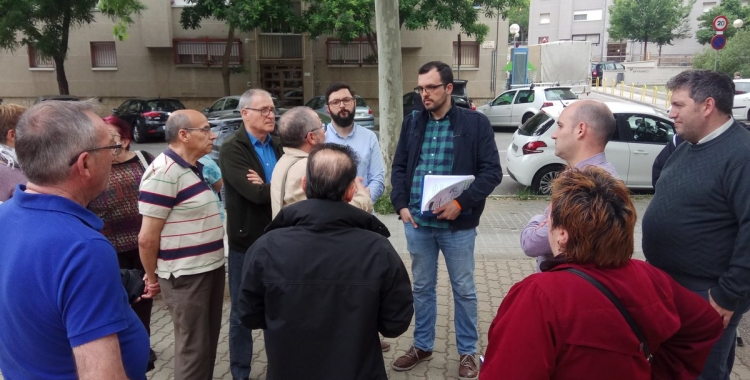 Sanz i el grup municipal amb el veïnat dels Merinals | Ciutadans 