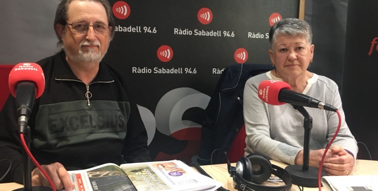 Jordi Torguet i Maria Lluïsa Benavides, de l'Associació de Veïns de la Creu Alta | Mireia Sans