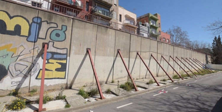 Imatge del mur del carrer de l'Onyar | Roger Benet 