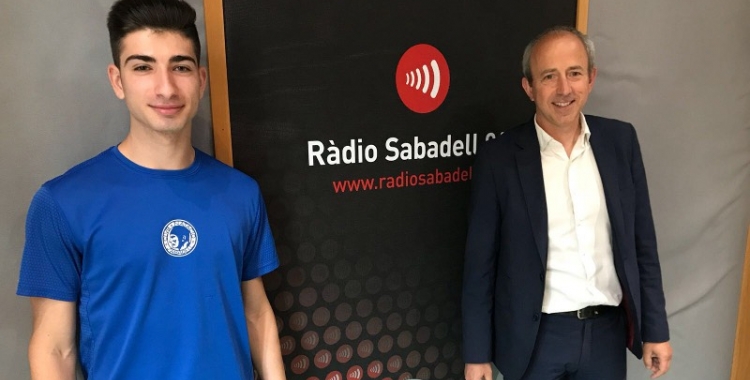 Iván Ruiz i Pere Weisz als estudis de Ràdio Sabadell | Adrián Arroyo