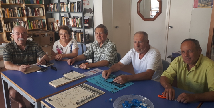 Els membres de la Comissió del Parc del Nord han fet sentir avui les seves demandes/ Karen Madrid