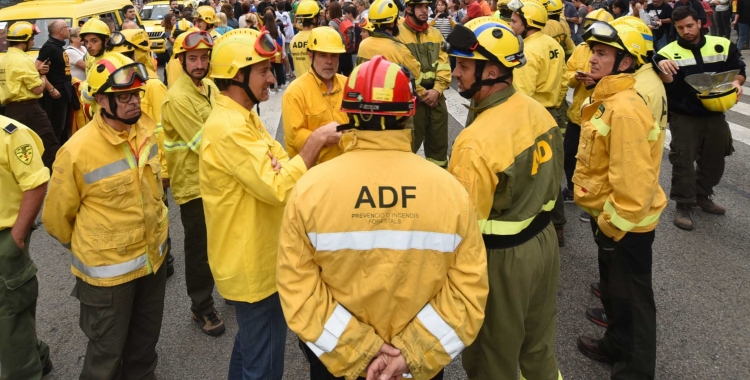 Les ADF de la comarca estan preparades per la campanya de prevenció de risc d'incendi forestal/ Roger Benet