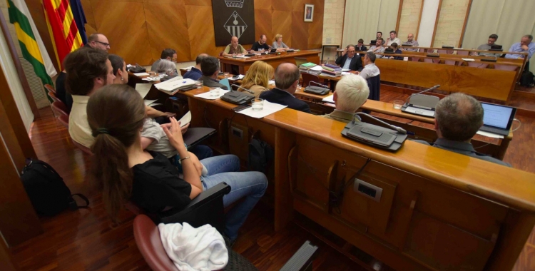 La demanda s'ha aprovat al ple per unanimitat/ Roger Benet