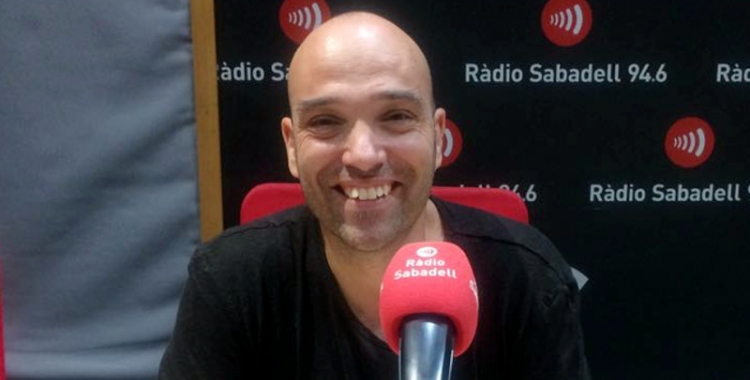Joan Berlanga aquest matí als estudis de Ràdio Sabadell
