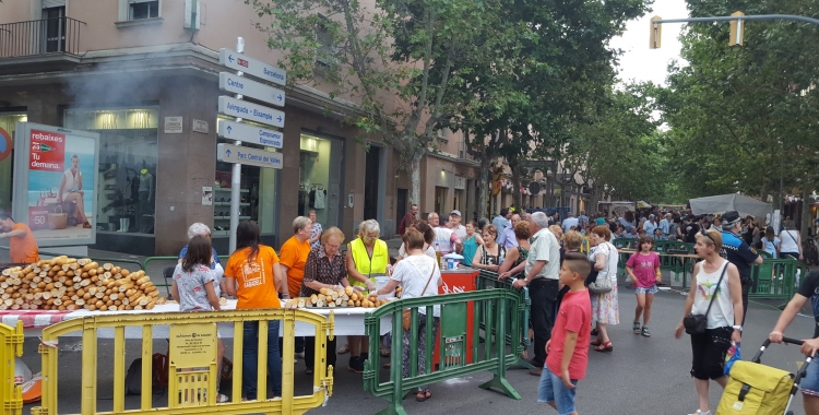 Imatge d'una de les activitats de la festa major de la Creu de Barberà/ Arxiu Ràdio Sabadell