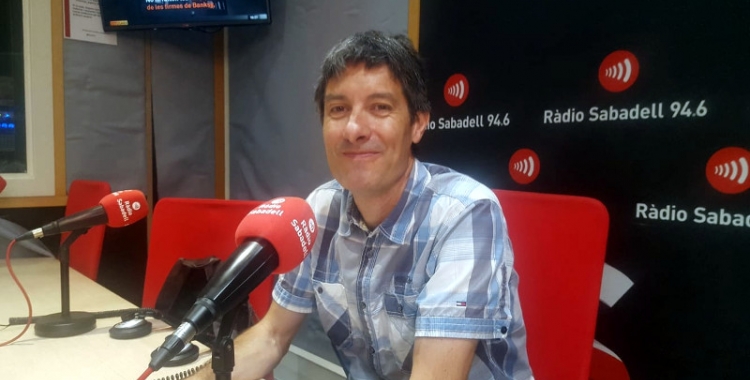 Jordi Molins aquest matí als estudis de Ràdio Sabadell 