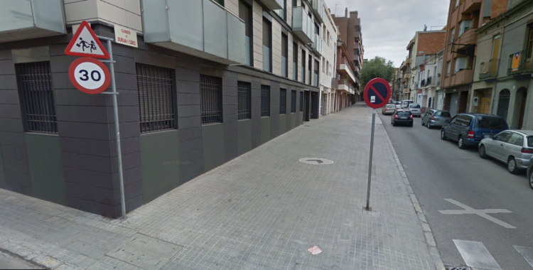 Vorera del carrer Duran i Sors | Google Maps