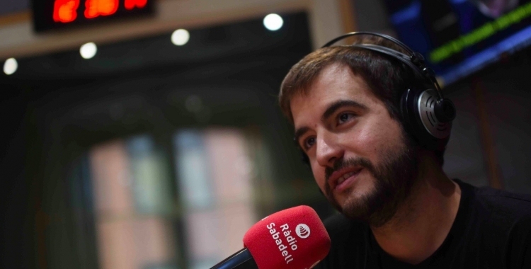Ricard Ustrell, en una entrevista a Ràdio Sabadell/ Roger Benet