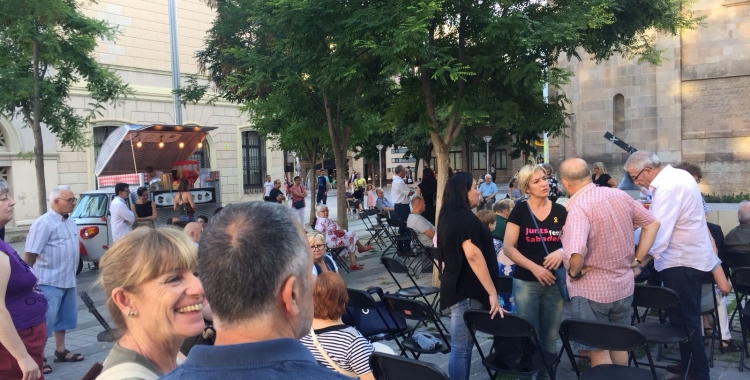 Ciuró durant la festa al Racó del Campanar | Ràdio Sabadell