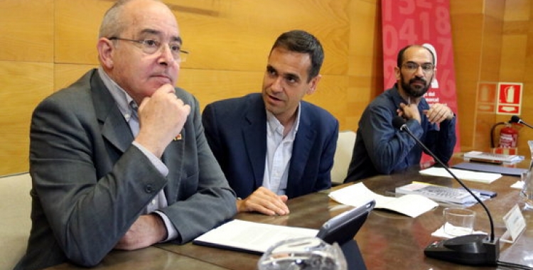 Josep Bargalló al durant el consell d'alcaldes | Foto CCVO