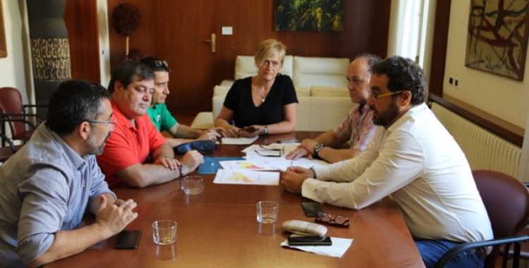 Diversos regidors reunits aquest matí | Ajuntament de Sabadell