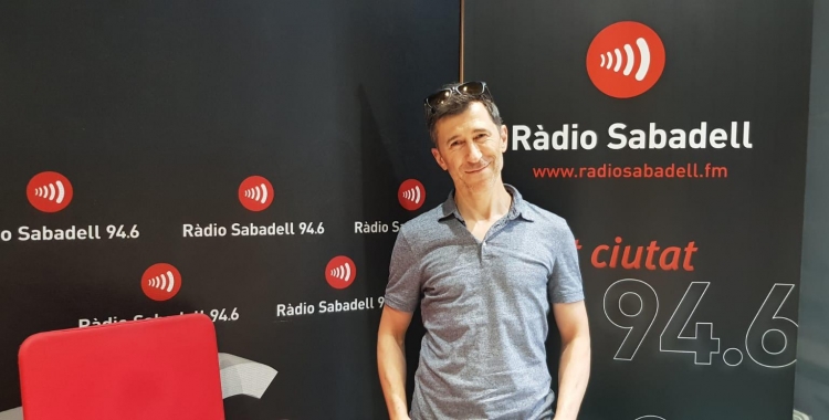 Pol Cruells en la seva visita a Ràdio Sabadell | Raquel Garcia