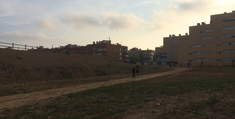 El parc de les Aigües després de les primeres fases d'obres | Helena Molist