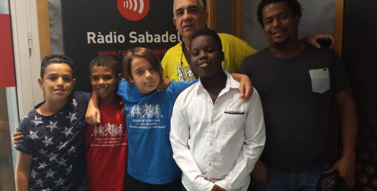 Teo Robles i nens del Club han participat al programa Al Matí | Ràdio Sabadell