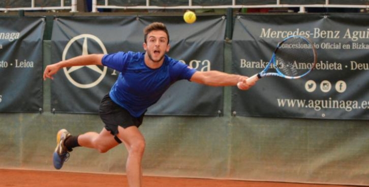 Javier Barranco, un dels favorits al triomf final a l'Open Ciutat de Sabadell