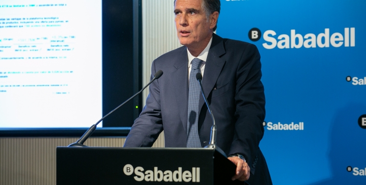 Jaume Guardiola presentant el balanç del tercer trimestre | Cedida