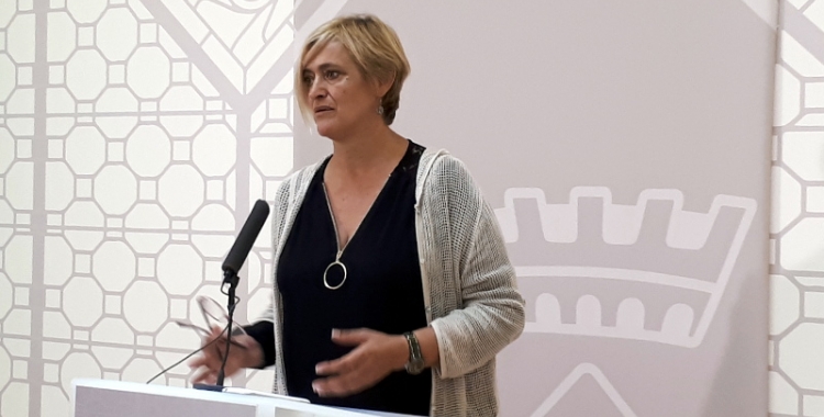 Marisol Martínez defensa la necessitat de regular l'activitat dels clubs cannàbics/ Karen Madrid