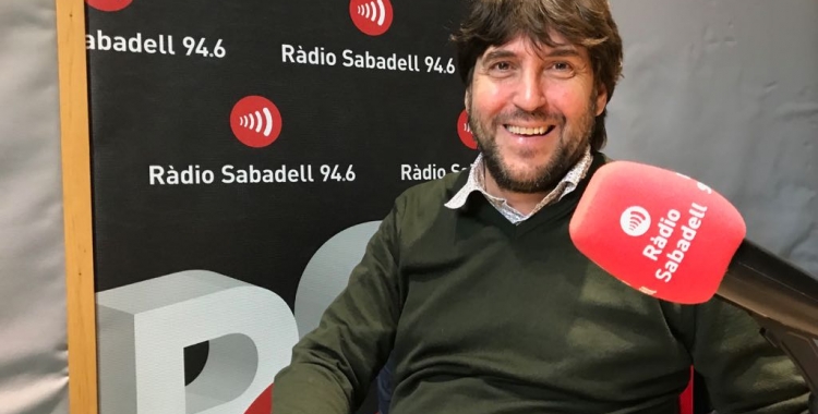 Balaguer, en una imatge d'arxiu a Ràdio Sabadell | Adrián Arroyo