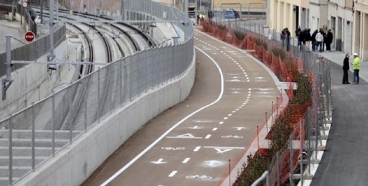 El nou carril bici serviria per donar continuitat al de Gràcia/ Roger Benet