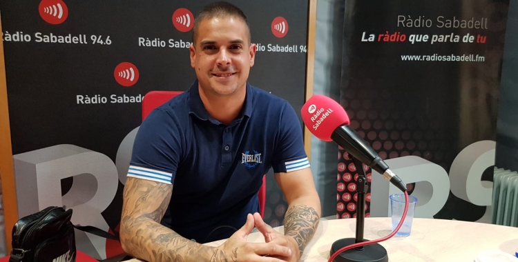 Jordi Pla als estudis de Ràdio Sabadell | Raquel Garcia