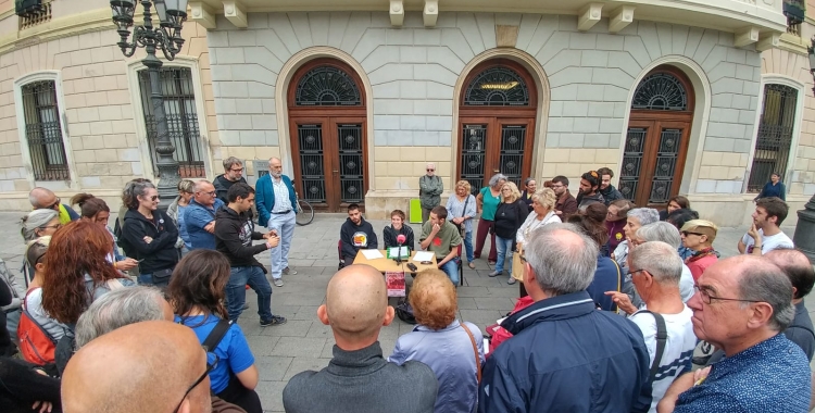 Roda de premsa dels tres acusats | Pere Gallifa