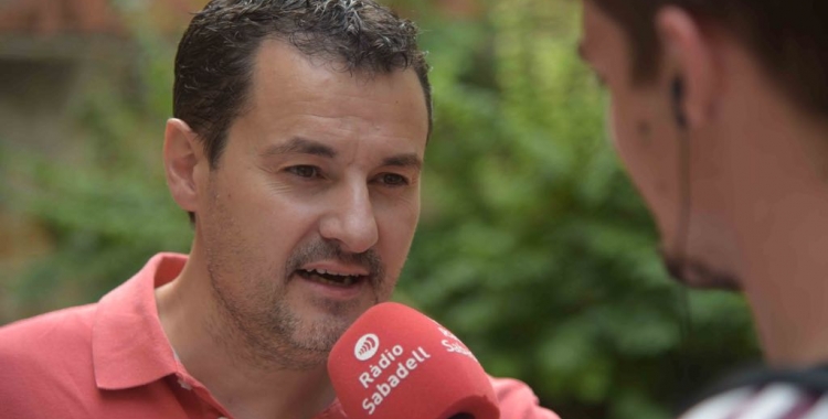 Òscar Lanuza, entrevistat a Ràdio Sabadell | Roger Benet
