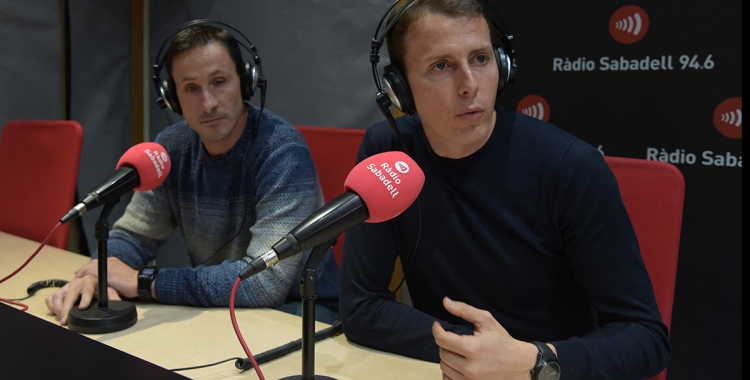 Barranco Trejo i Medié Jiménez, als estudis de Ràdio Sabadell | Roger Benet