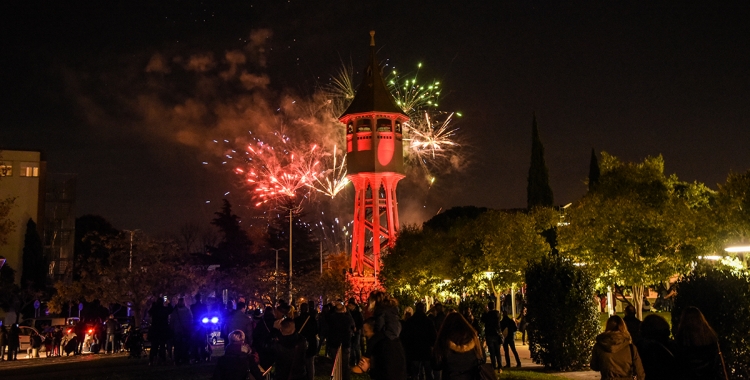 El castell de focs a la Torre de l'Aigua| Roger Benet