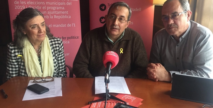 Membres del comitè organitzador de Primàries Sabadell | Ràdio Sabadell 