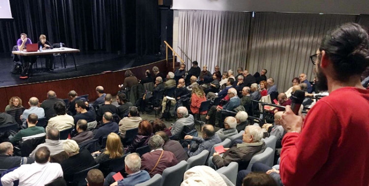 Imatge de l'assemblea de dissabte dels Comuns a Sabadell | Cedida