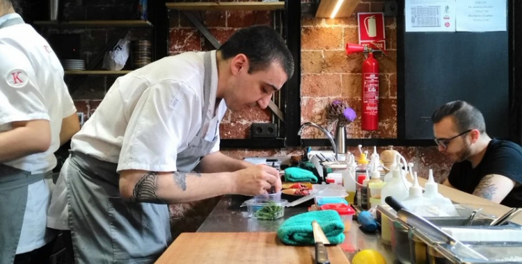 Arnau Muñío, al seu restaurant | Direkte Boqueria