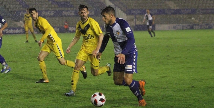 Néstor Querol, un dels jugadors més destacats del partit contra el Badalona | Sendy Dihor