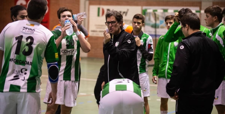 Miquel Benítez en un temps mort | Èric Altimis - OAR