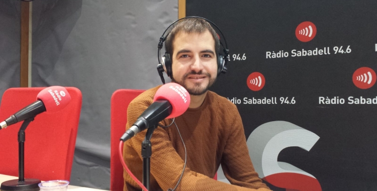 Ricard Ustrell, a Ràdio Sabadell | Pau Duran