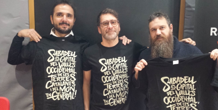 Els impulsors de Puraceba a l'estudi de Ràdio Sabadell| Pau Duran 