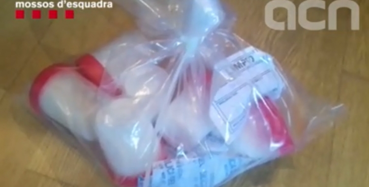 Imatge de les pastilles decomissades al domicili del detingut | ACN