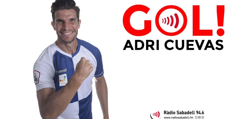 Gol del Sabadell! Adri Cuevas