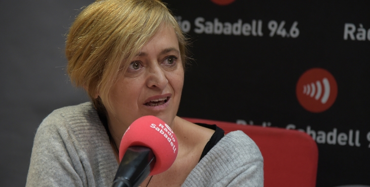 Marisol Martínez als estudis de Ràdio Sabadell aquest matí | Roger Benet