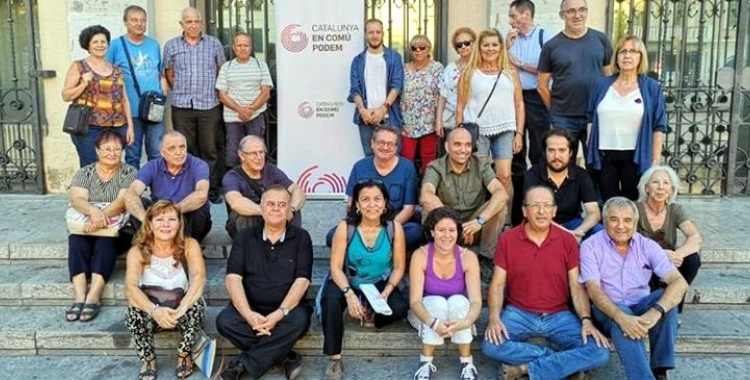 Imatge dels integrants, fins ara, de la confluència En Comú Podem Sabadell | Arxiu