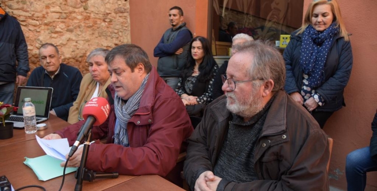Ramon Vidal i la resta d'integrants d'Ara Sabadell/ Roger Benet