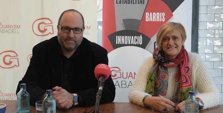 Miquel Soler i Marisol Martínez durant la roda de premsa | Roger Benet